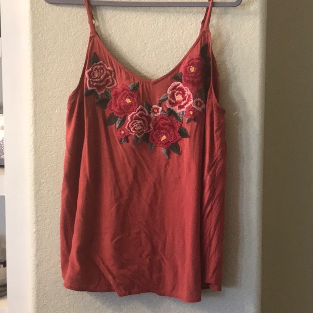Torrid Embroidered Tank 1X